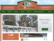 Tablet Screenshot of finfeather.com